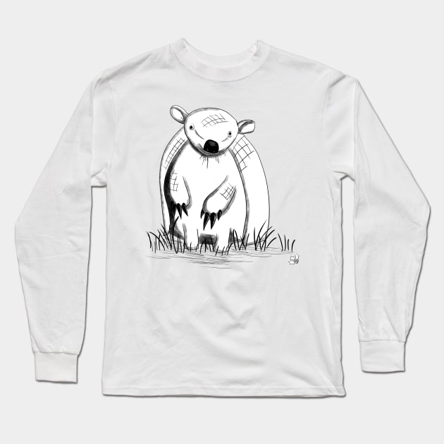 Armadillo Long Sleeve T-Shirt by hollydoesart